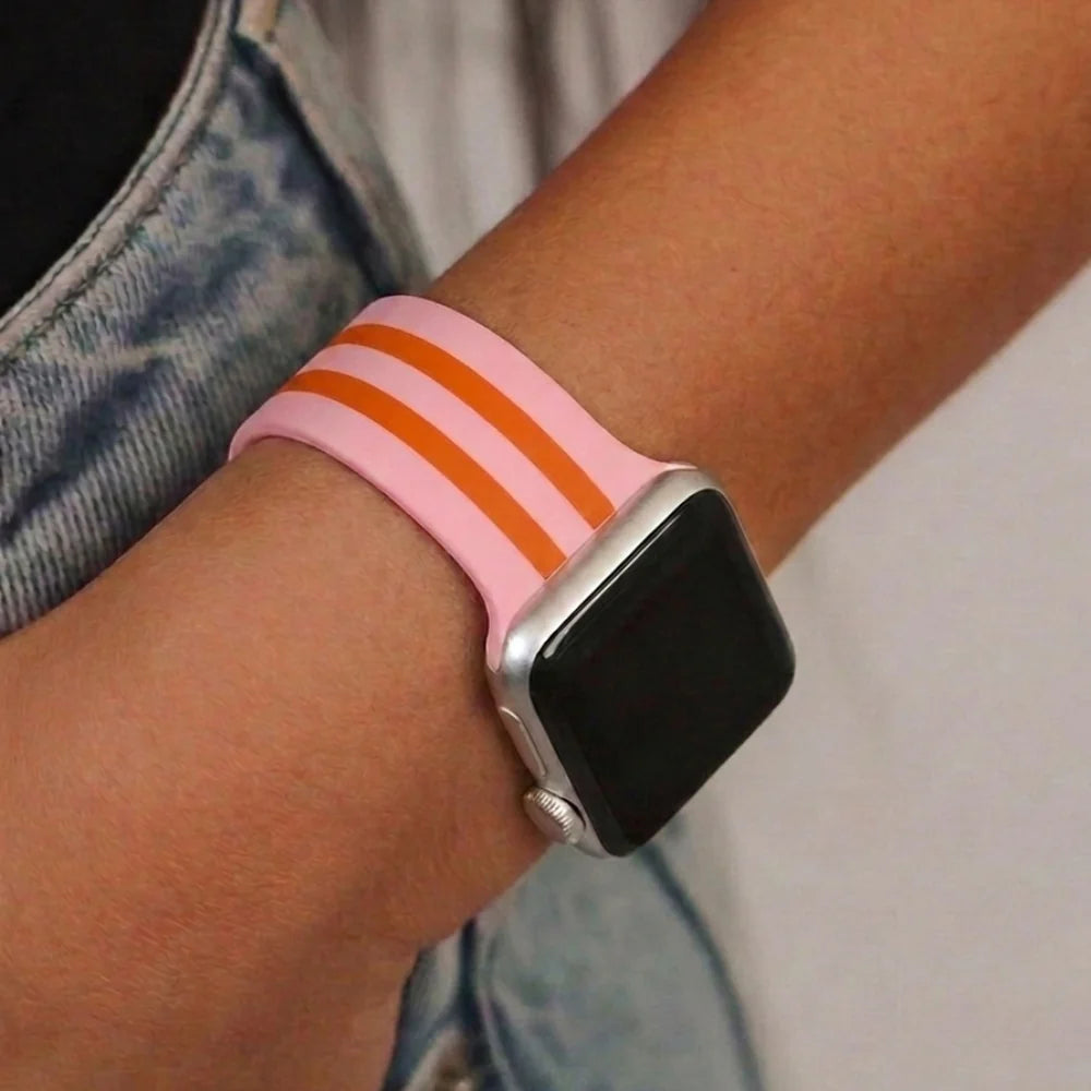 Soleil Stripes Apple Watch Strap