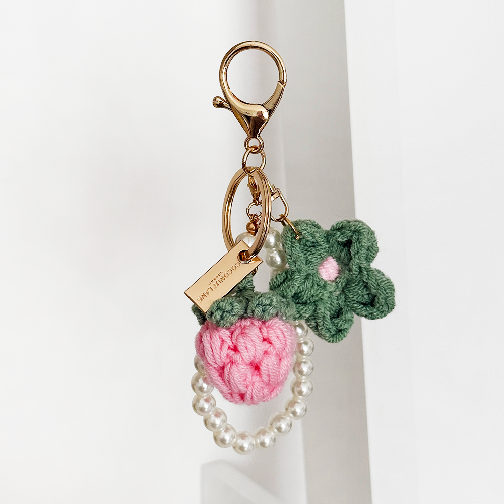 Flower Power Bag Charm | Keyrings | Coconut Lane
