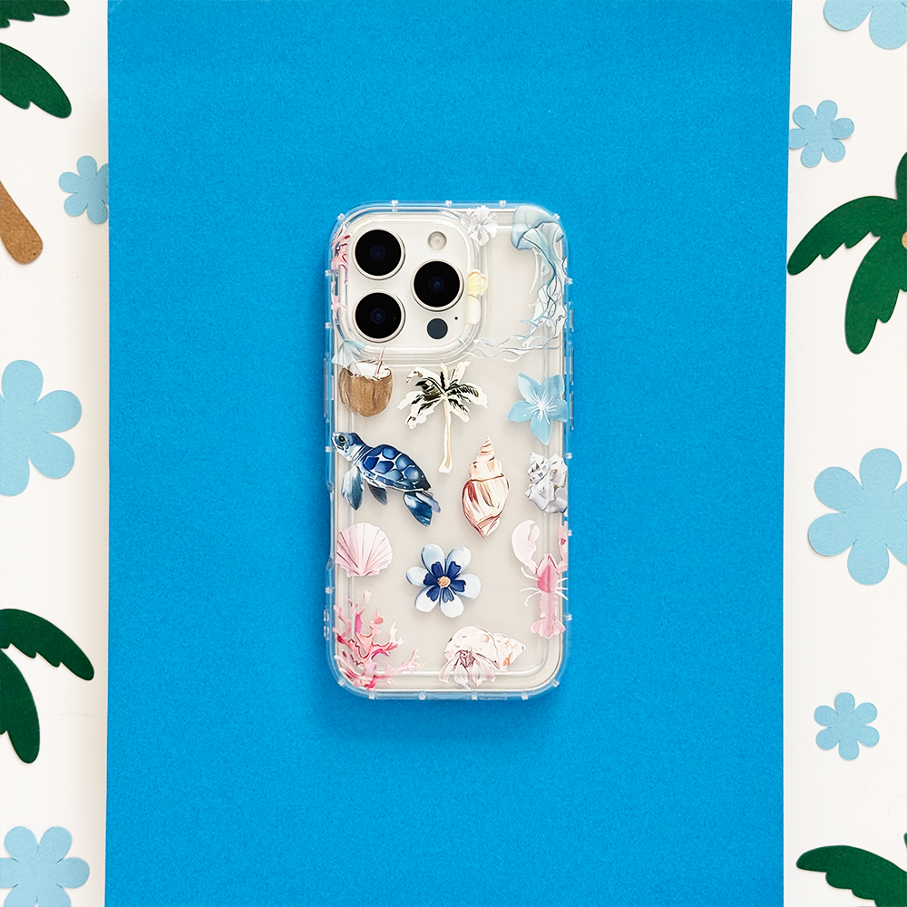Clear Phone Case - Beach Girl Summer Clear Phone Case - Beach Girl Summer