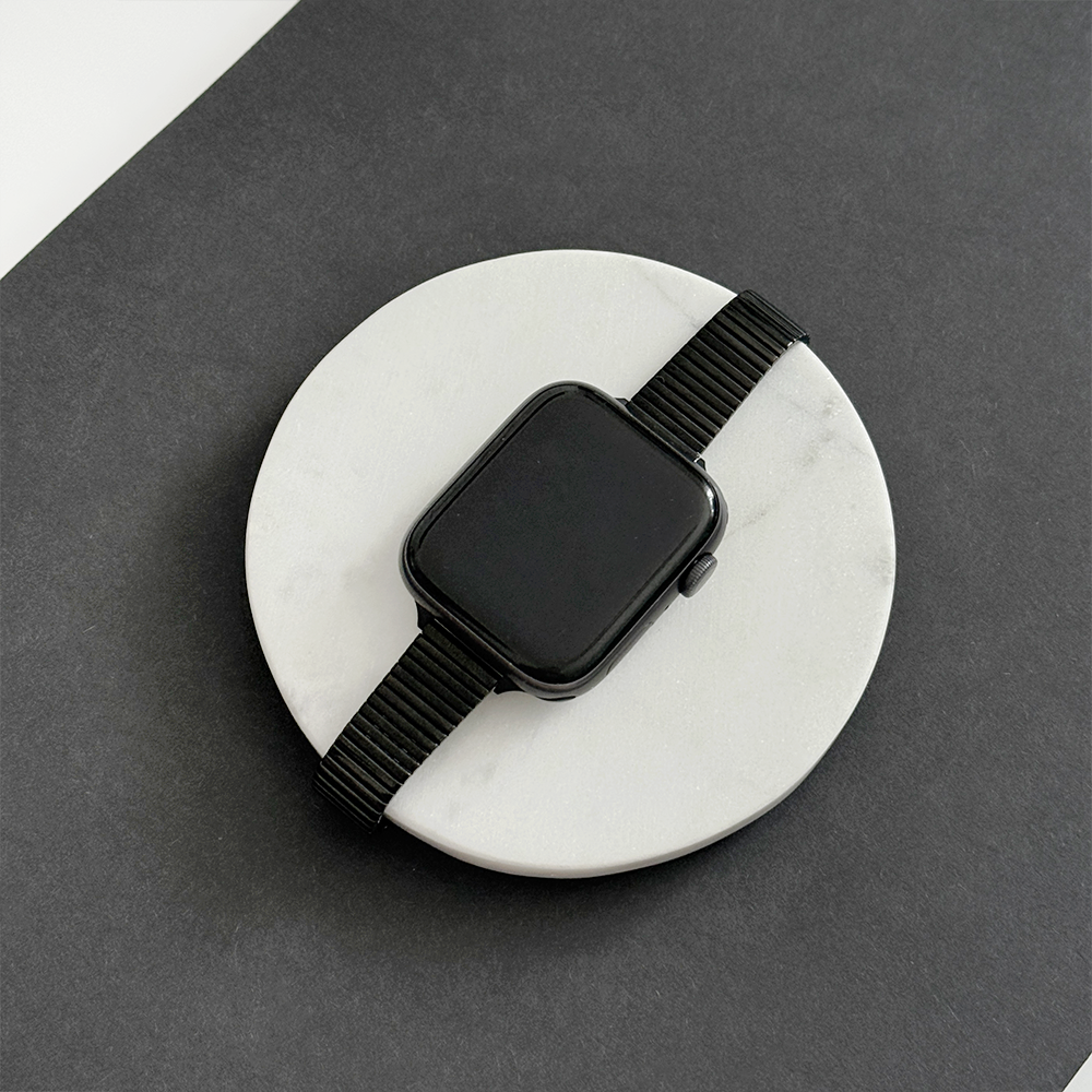 SLIM Fine Line Apple Watch Strap Black Watch Bands Coconut Lane