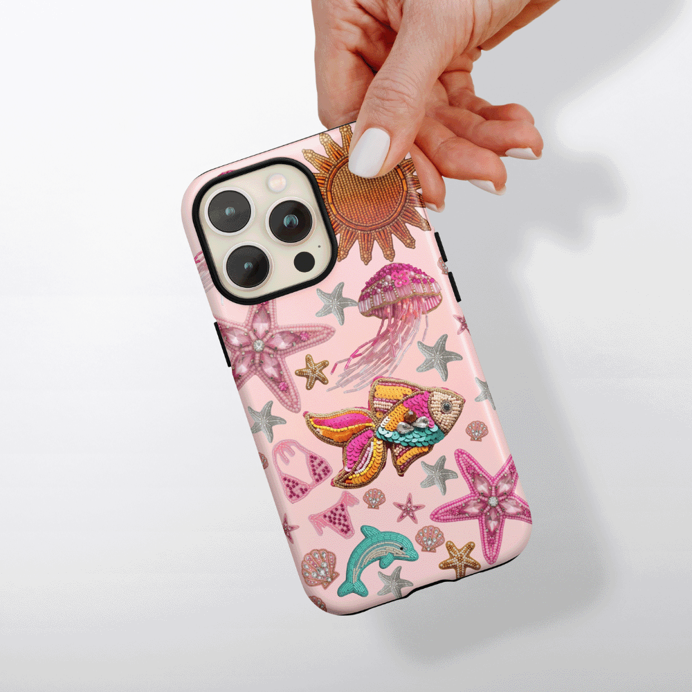 Tough MagSafe Phone Case - Pink Paradise | Coconut Lane Tough MagSafe Phone Case - Pink Paradise | Coconut Lane