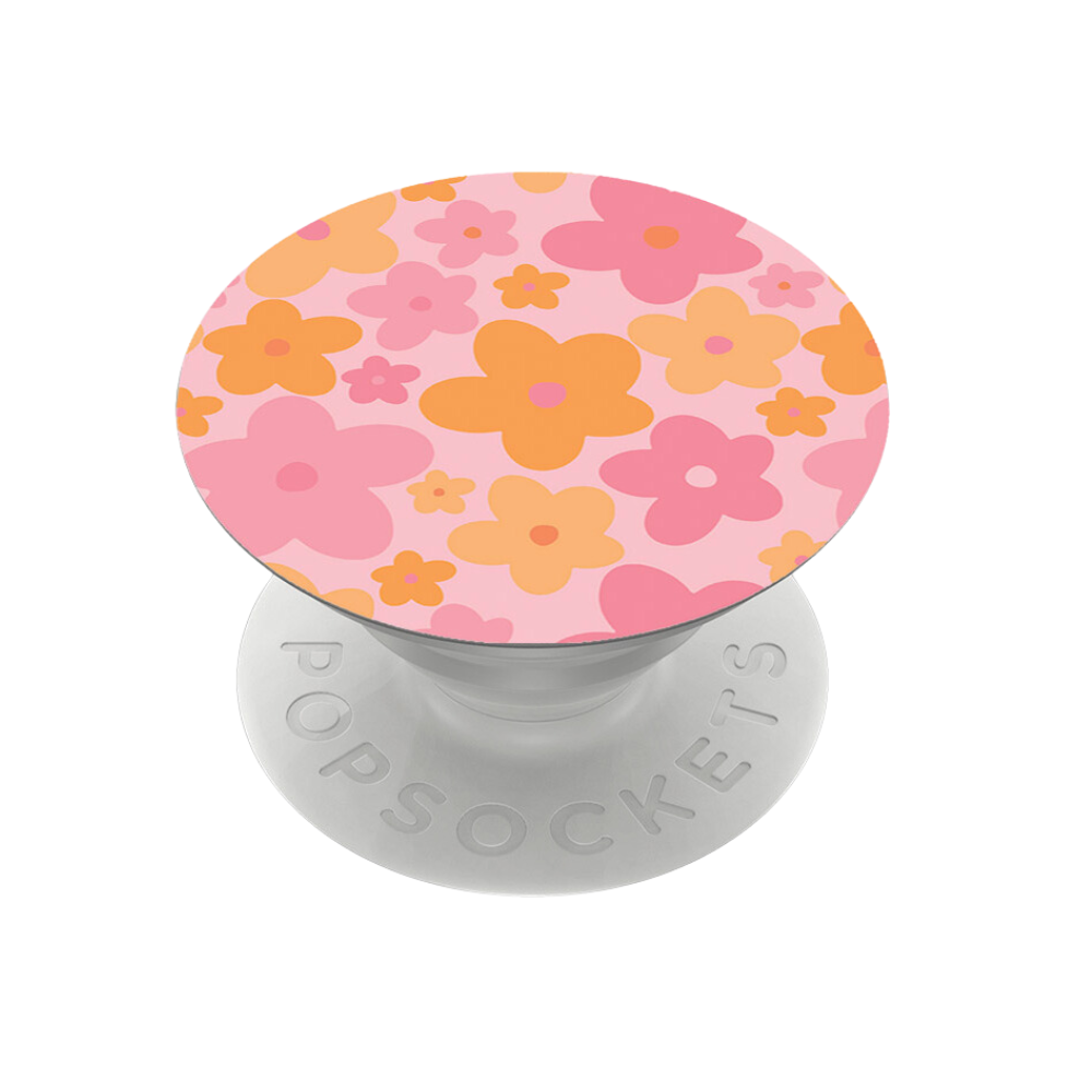 PopSocket Grip Pink Orange Bloom Phone Rings Coconut Lane
