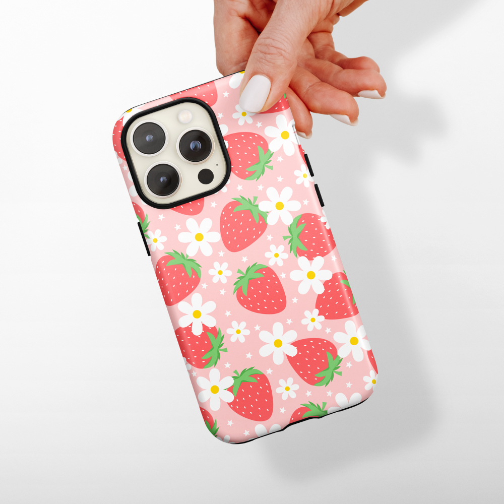Tough Phone Case - Berry Cute Strawberry | iPhone Cases | Coconut Lane Tough Phone Case - Berry Cute Strawberry | iPhone Cases | Coconut Lane