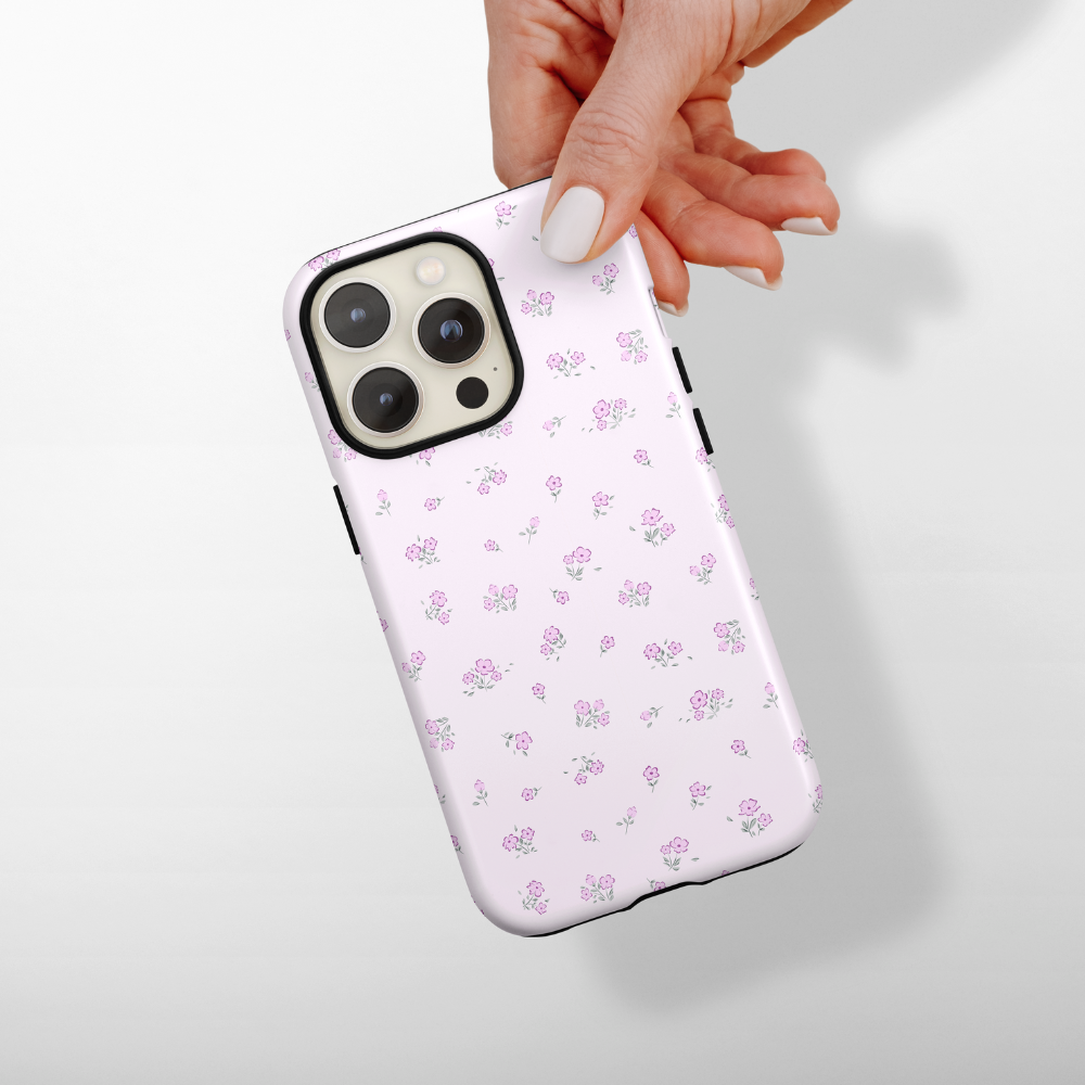 Tough Phone Case Ditsy Floral Lilac iPhone Cases Coconut Lane