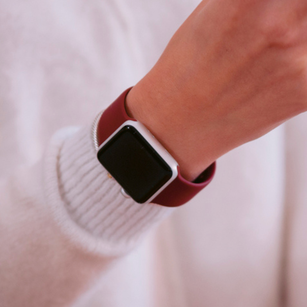 NAKD Apple Watch Strap Red Wine Watch Bands Coconut Lane
