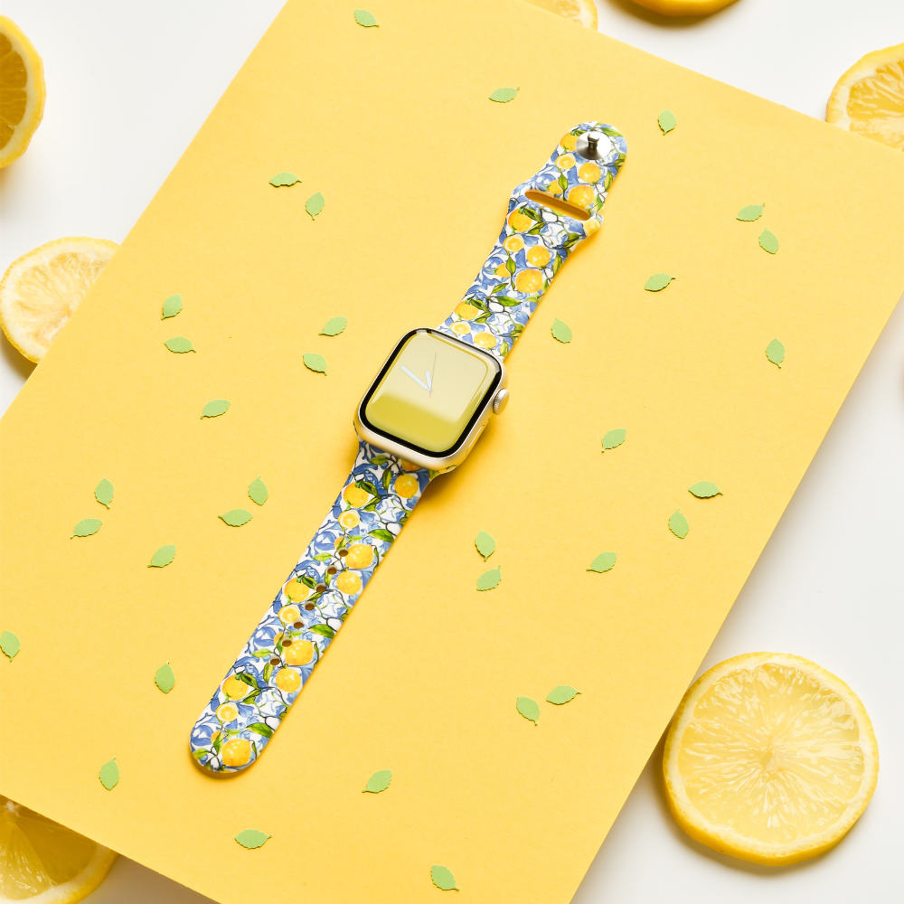 Amalfi Lemon Apple Watch Strap