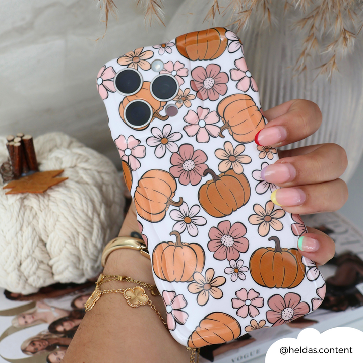 Wavy Phone Case - Pumpkin Meadow