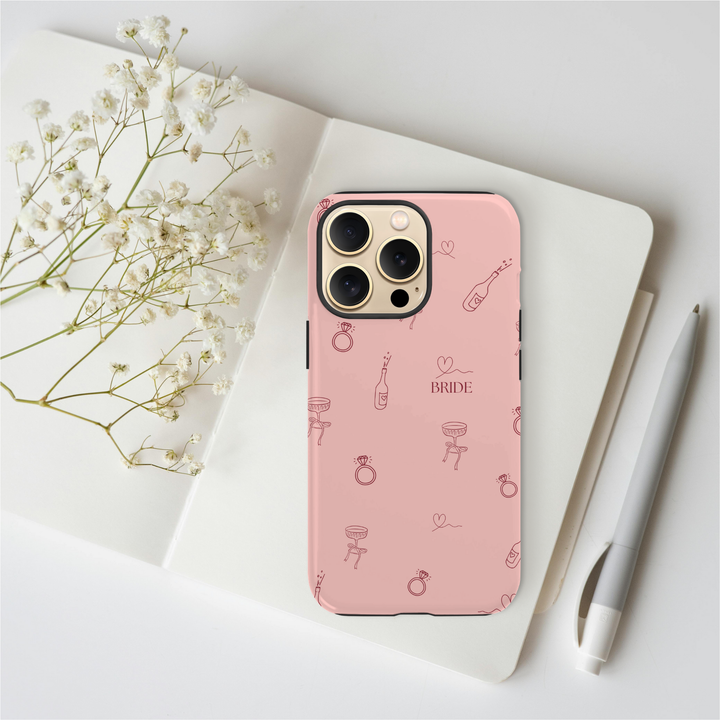 Personalised Bridal Tough Phone Case