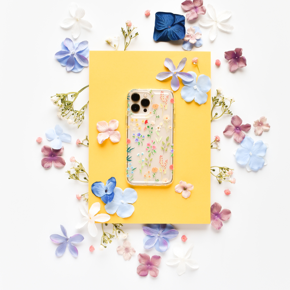 Dried Flowers Clear iPhone Case | Phone Cases | Coconut Lane