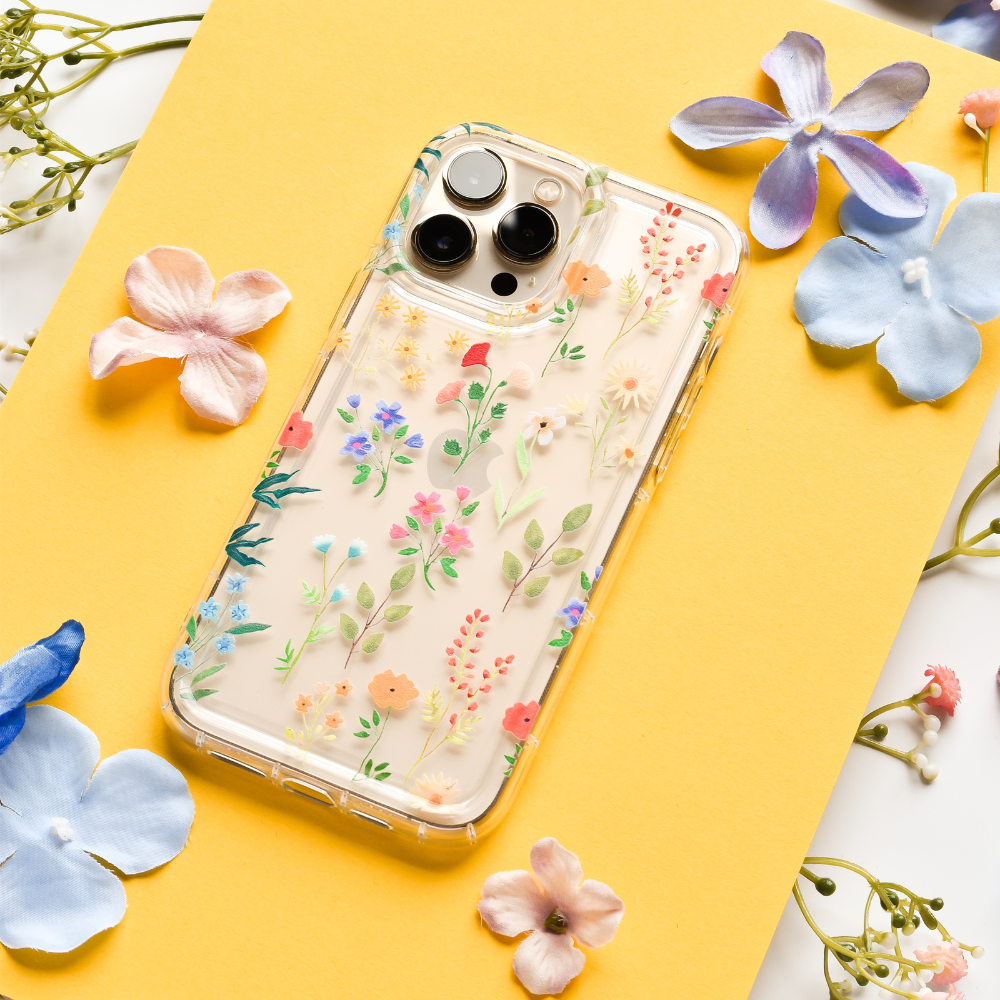 Dried Flowers Clear iPhone Case | Phone Cases | Coconut Lane