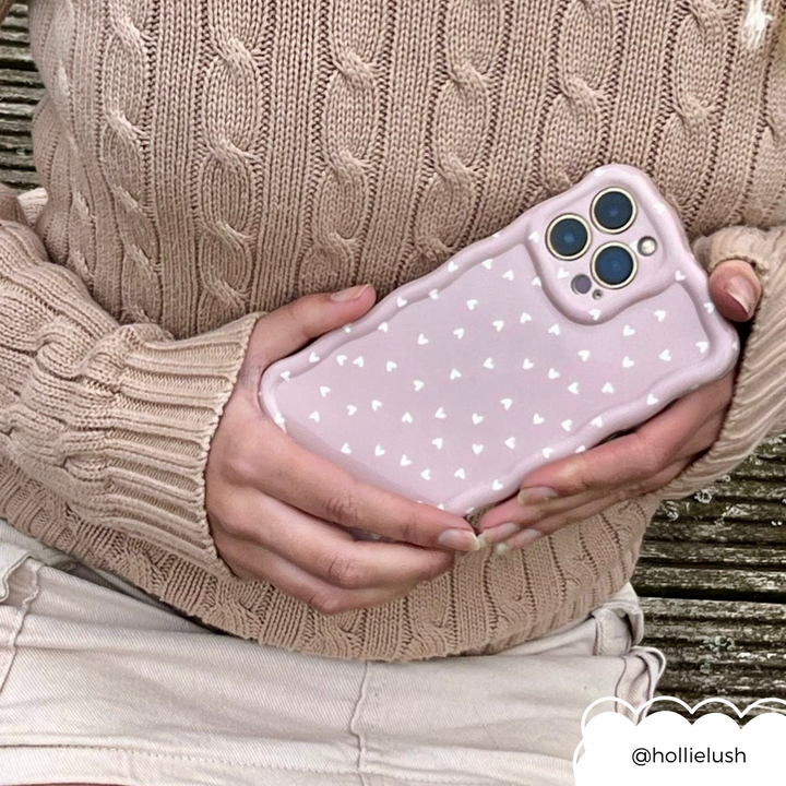 Wavy Phone Case - Chai Hearts