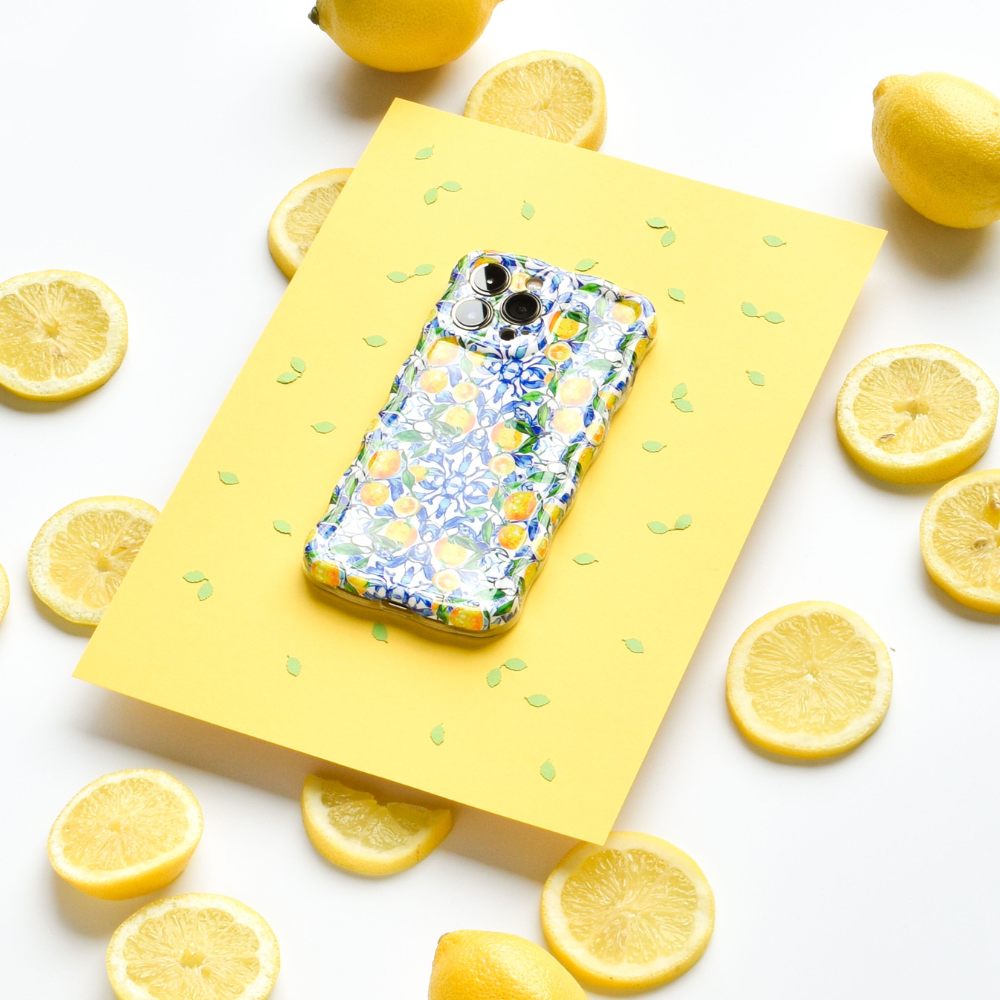 Wavy Phone Case - Amalfi Lemon