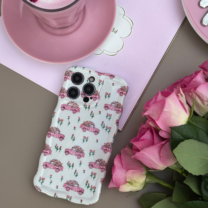 Wavy Phone Case - Love Truck