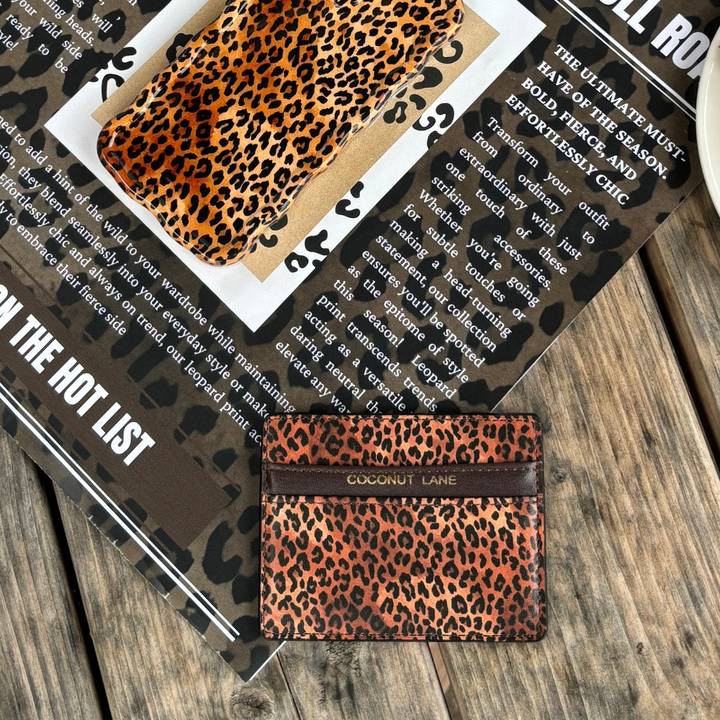 Leopard Card Holder