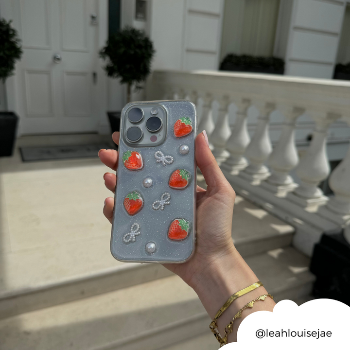 Strawberries & Bows Phone Case