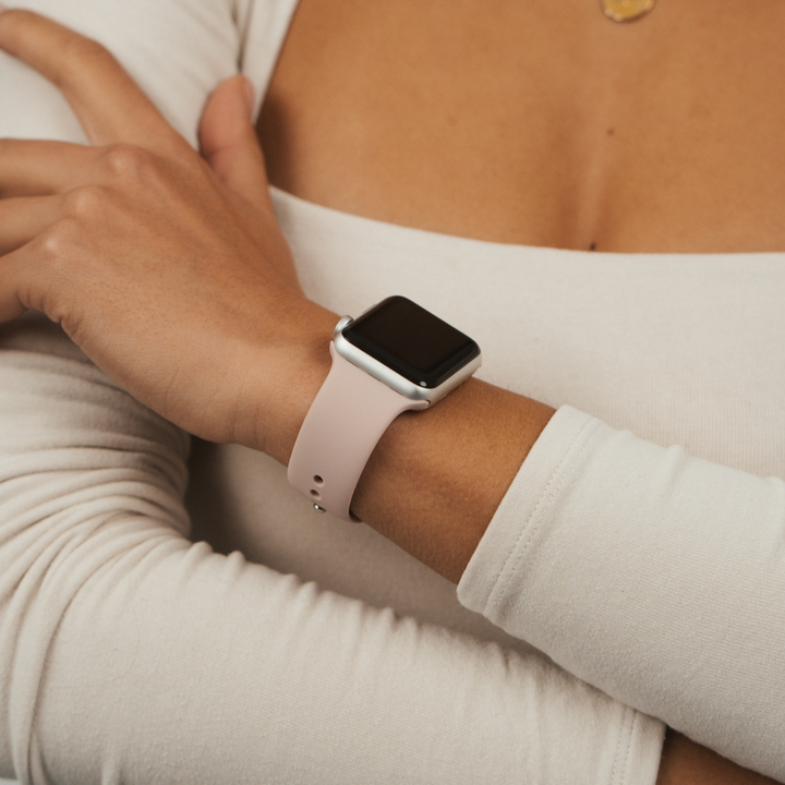 NAKD Apple Watch Strap - Powder Pink