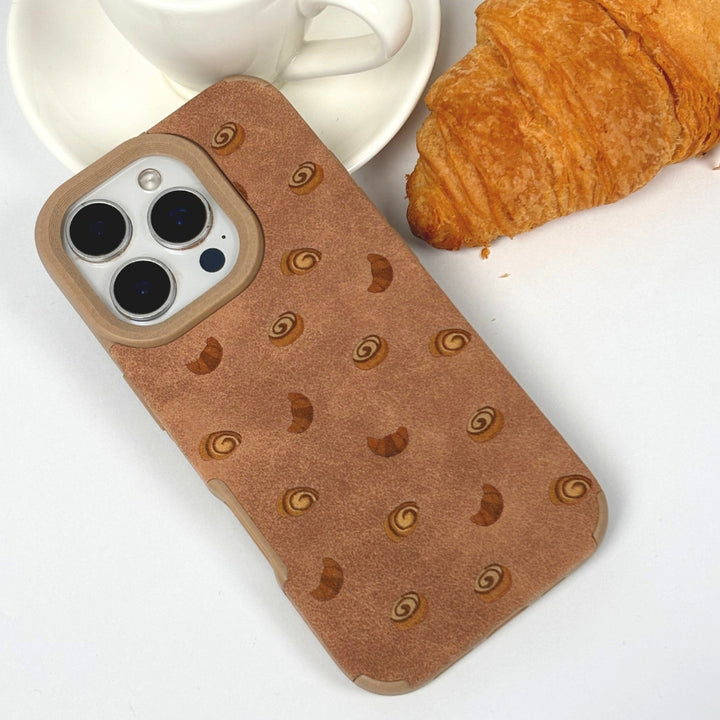 Suedette Phone Case - Croissant Club