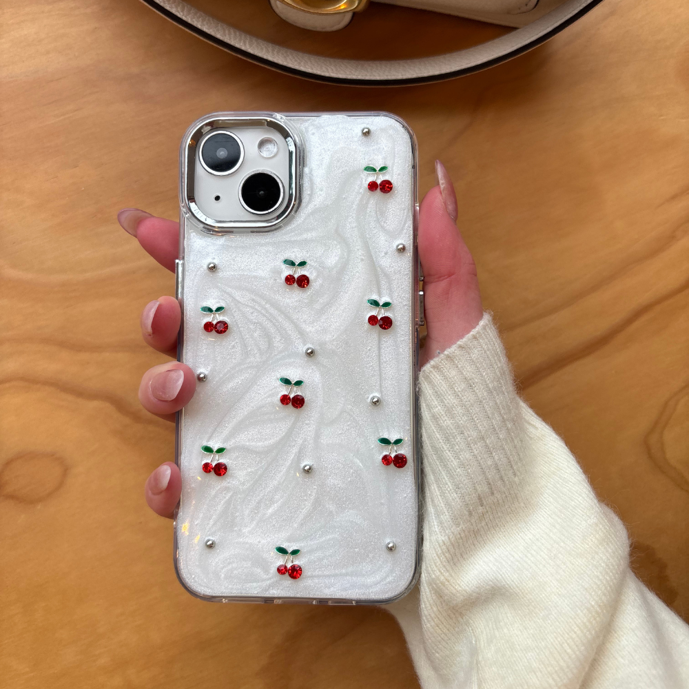 Cherry Riot Case Cherry Pearl iPhone Case | Phone Cases | Coconut Lane
