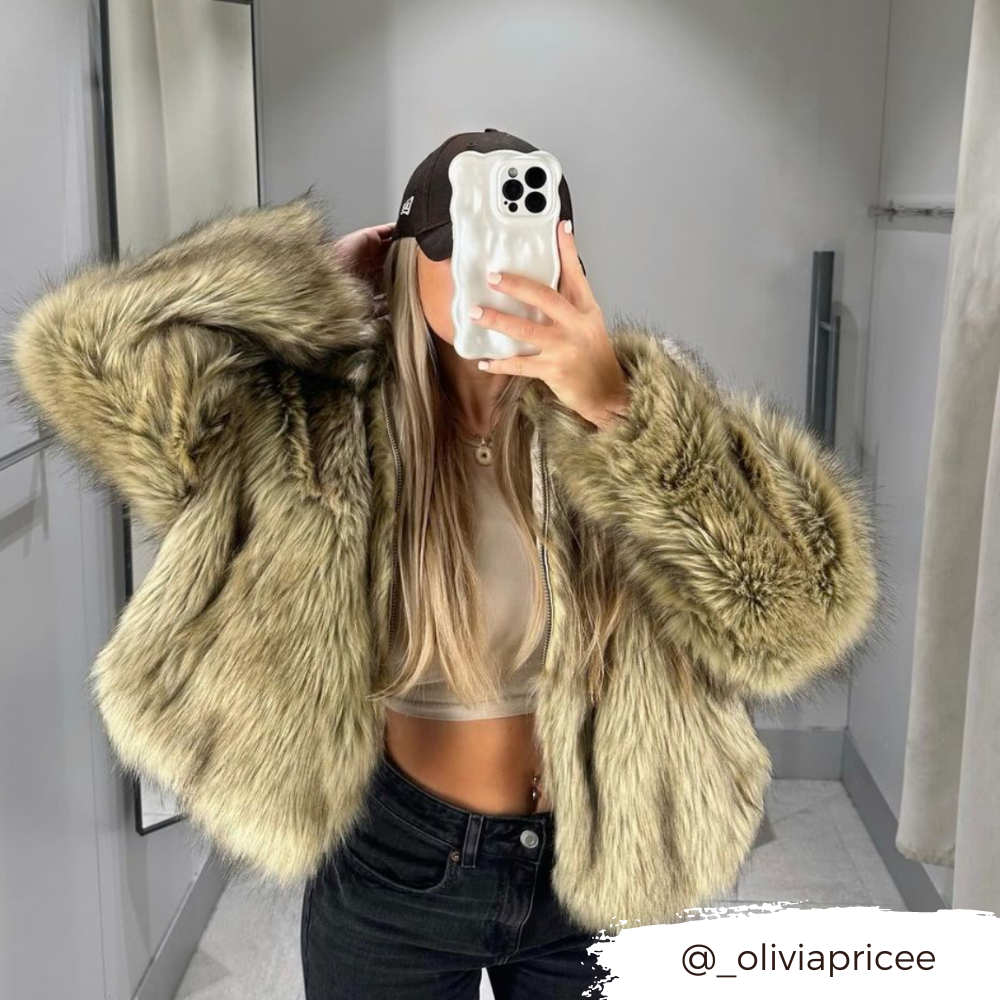 Fashion nova fernanda fur coat best sale