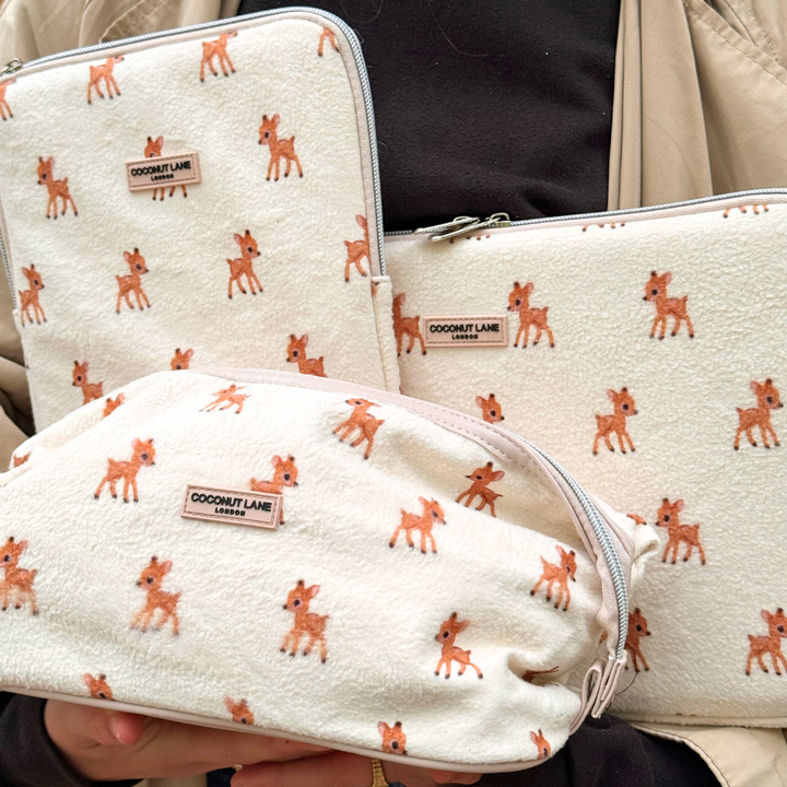 Expandable Makeup Bag - Fleecy Fawn