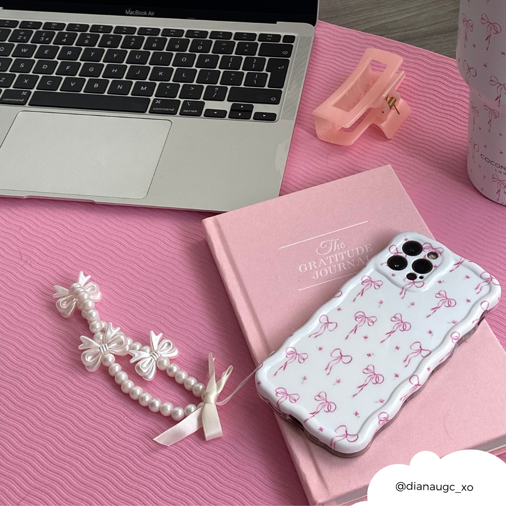 Wavy Phone Case - Dainty Bows