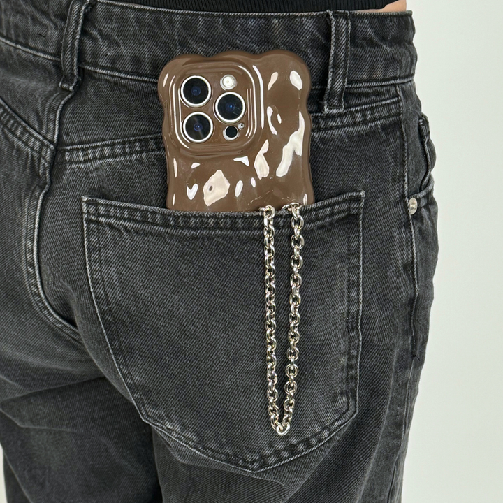 Phone Strap - Silver Chain