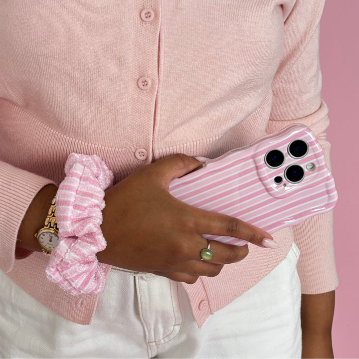 TOWEL Scrunchie - Powder Stripes