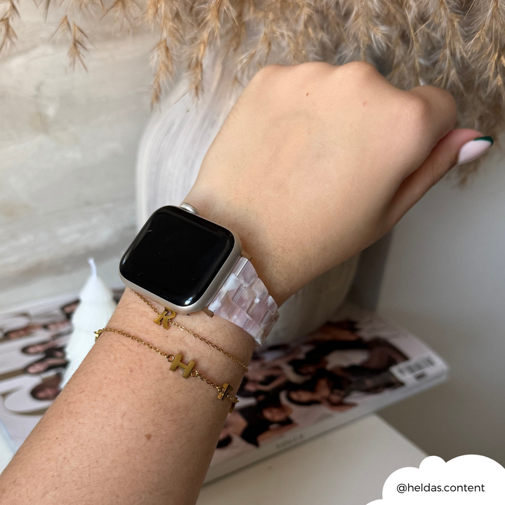 NEW - Slim Luxe Rose Apple Watch Strap