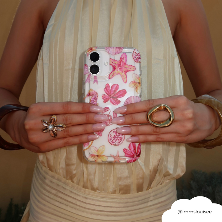 Clear Phone Case - Rosé Coast