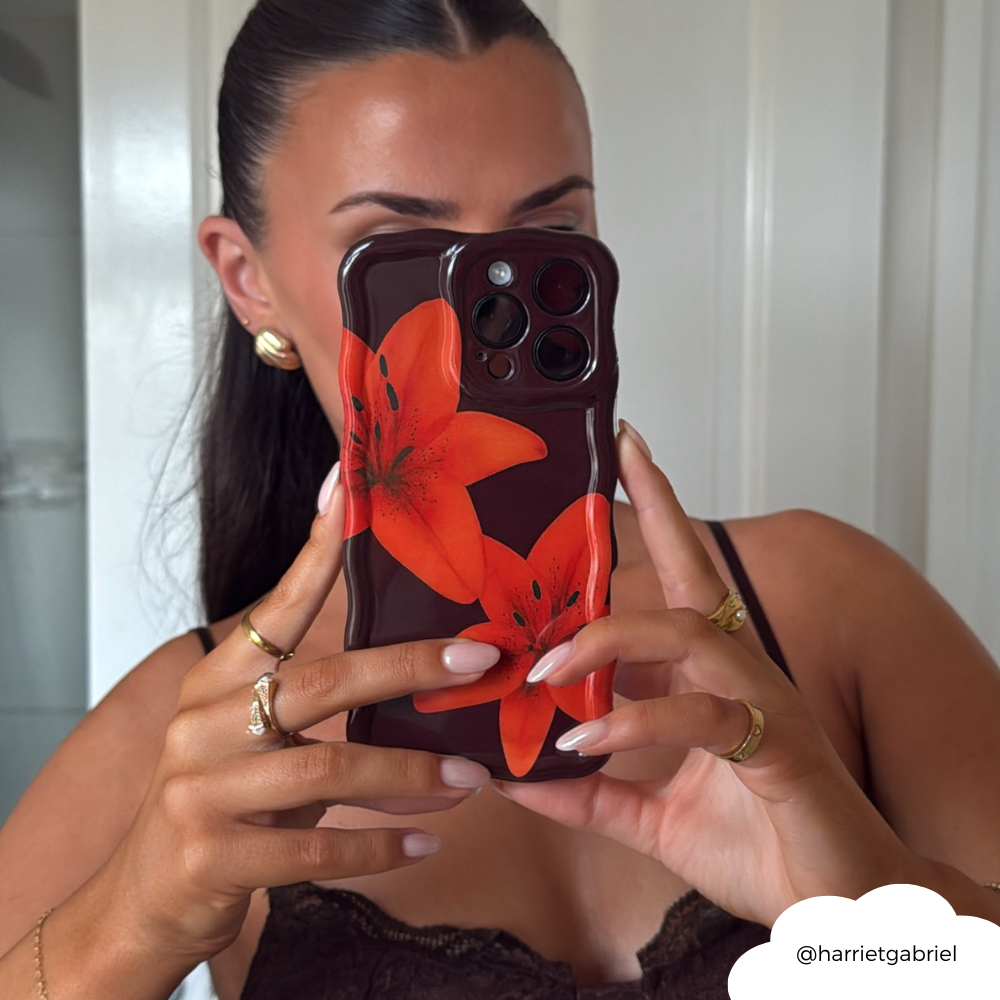 Wavy Phone Case - Cinnamon Lily