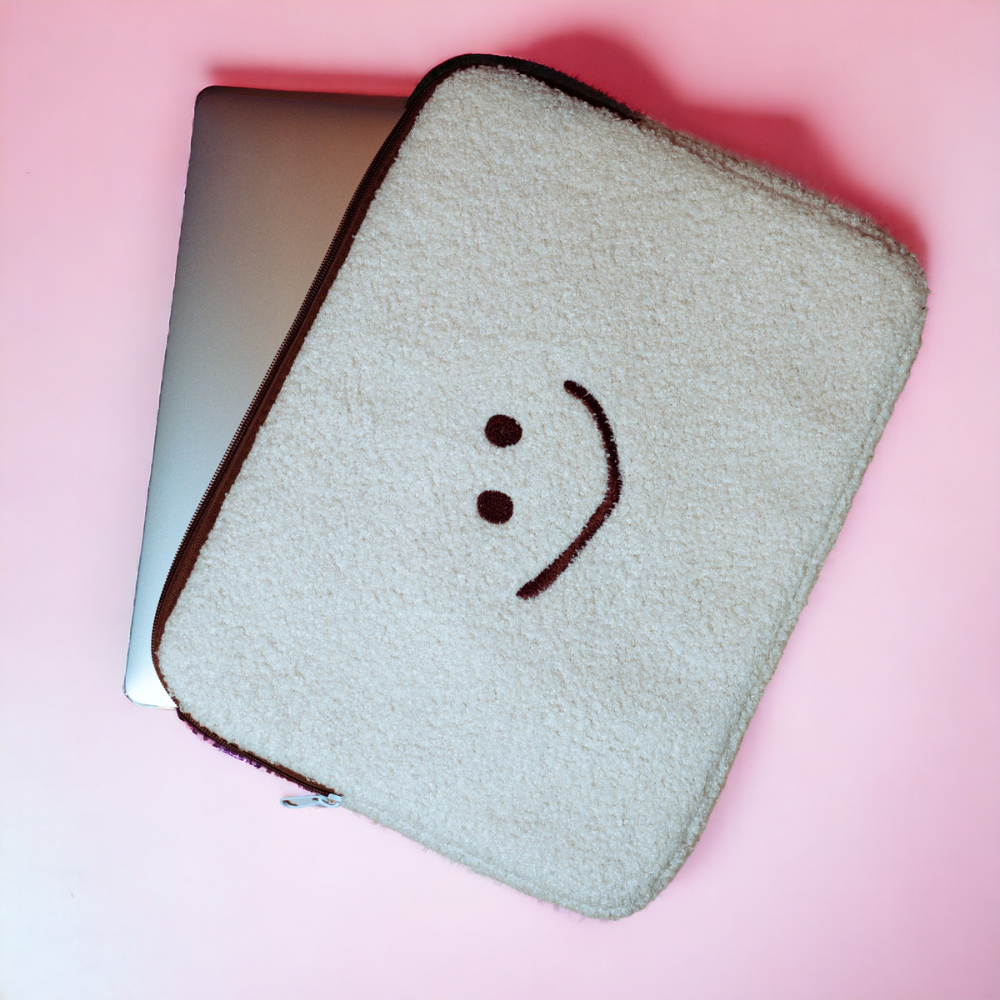 Smiley Doodle Laptop Sleeve