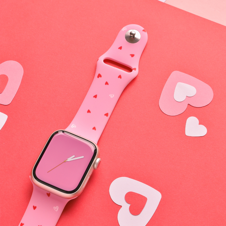 Cute Hearts Apple Watch Strap