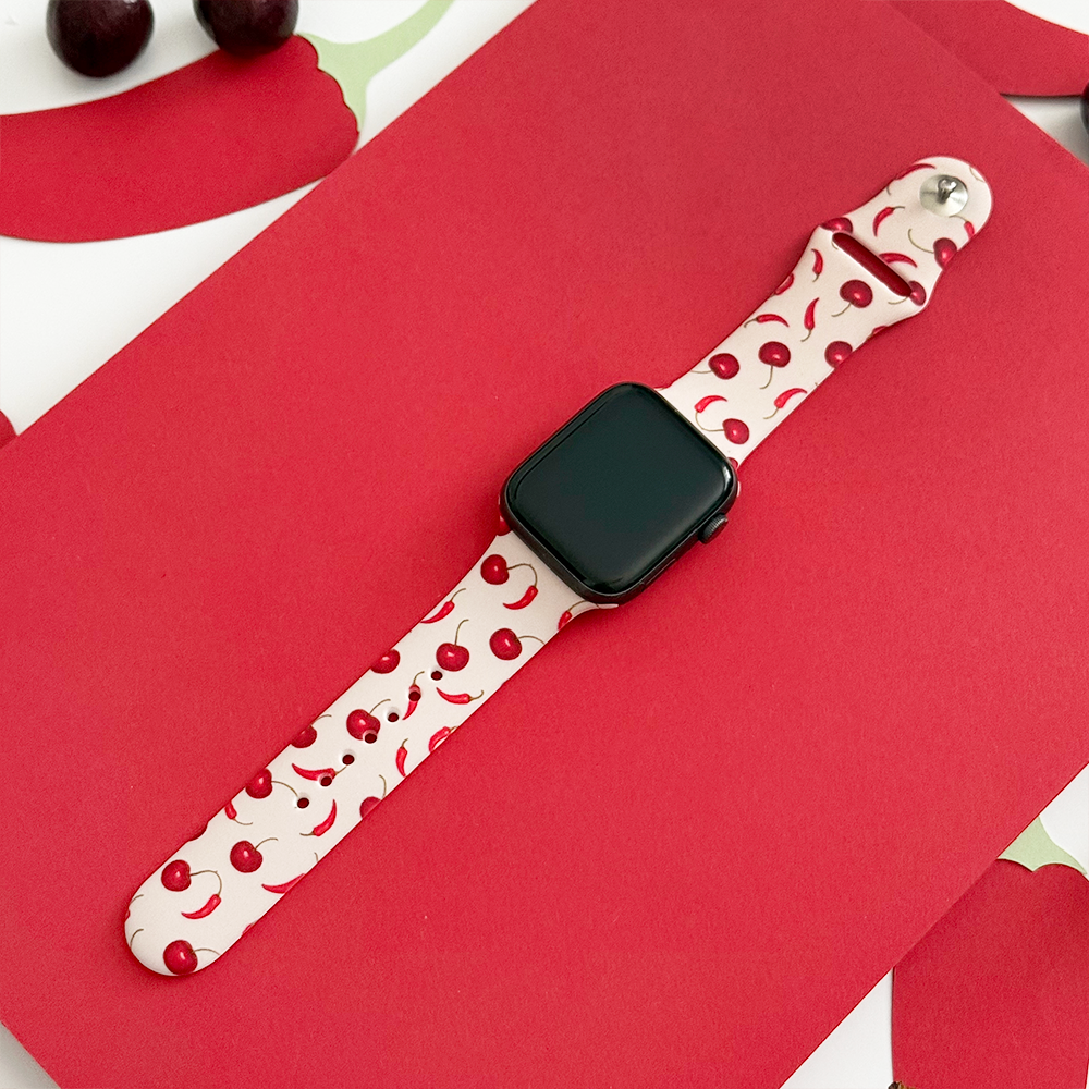 Cherry Spice Apple Watch Strap