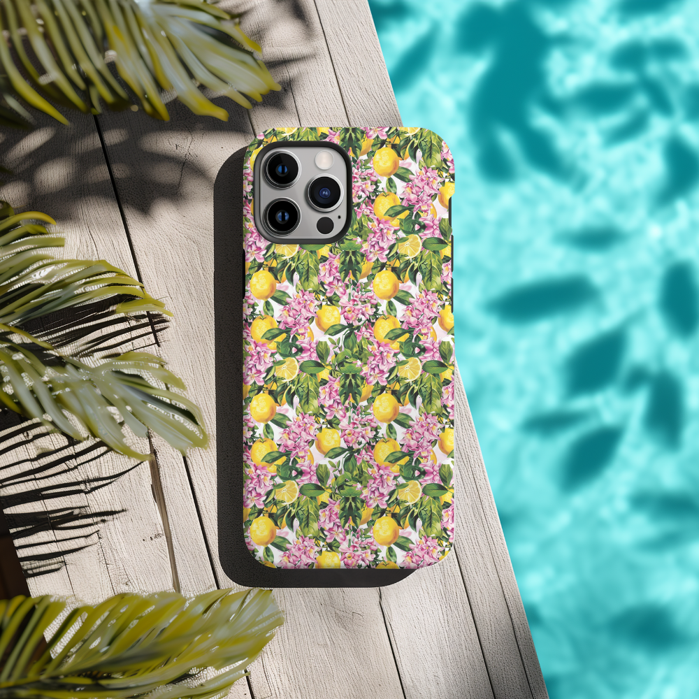 Tough MagSafe® Phone Case - Floral Lemon