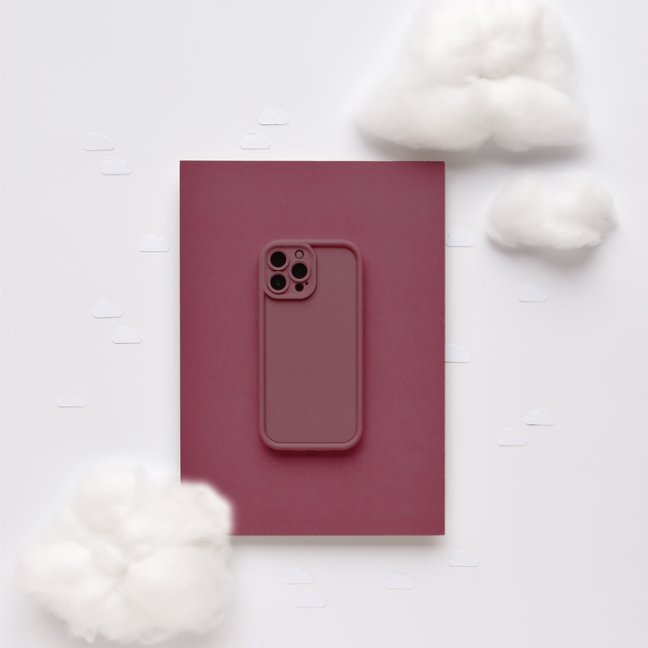 Cloud Soft NAKD Phone Case - Burgundy