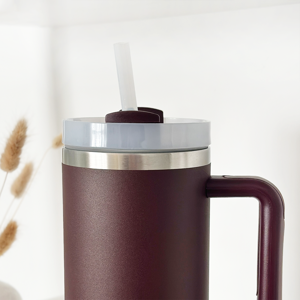 Stainless Steel Tumbler - Burgundy