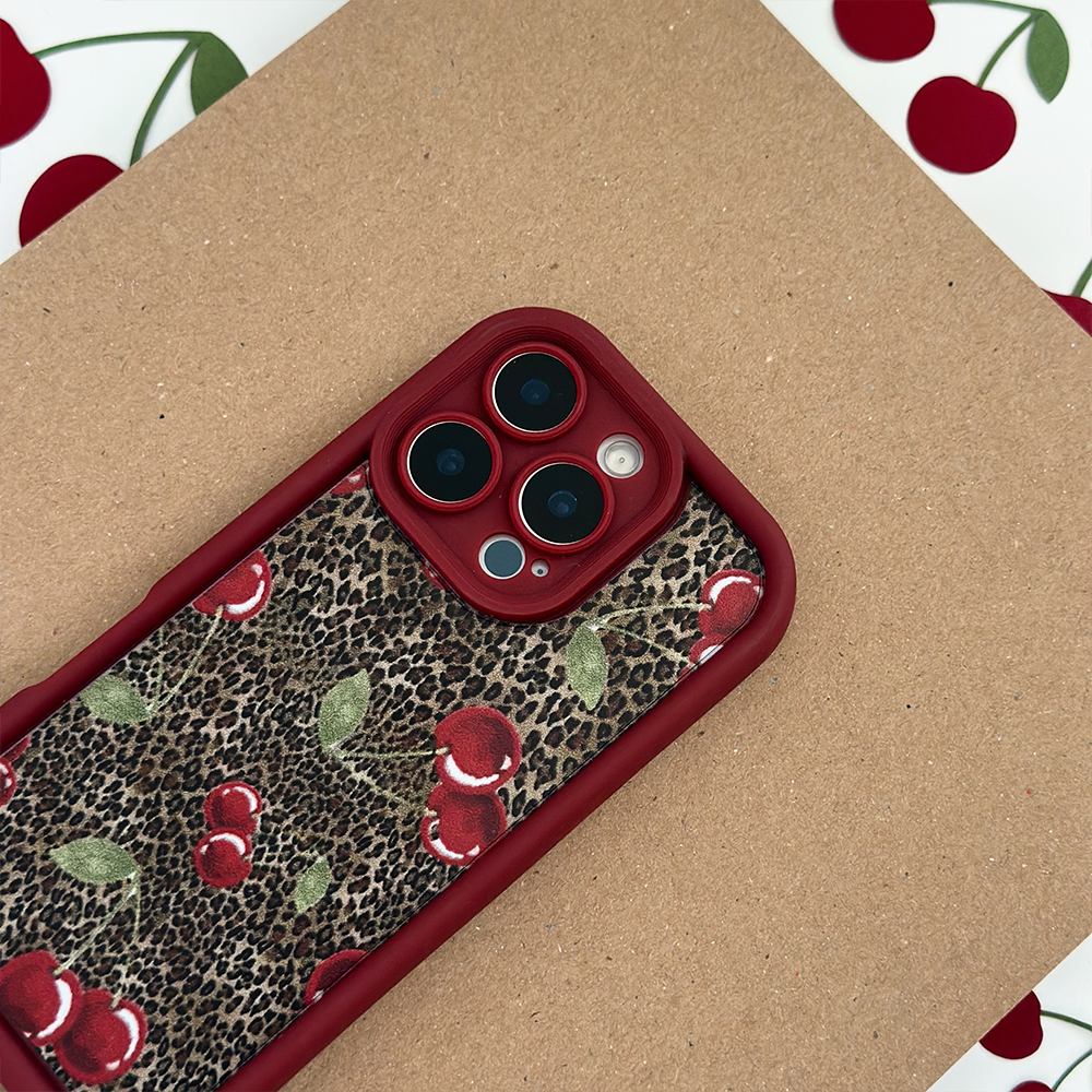 NEW - Leopard Cherries Phone Case