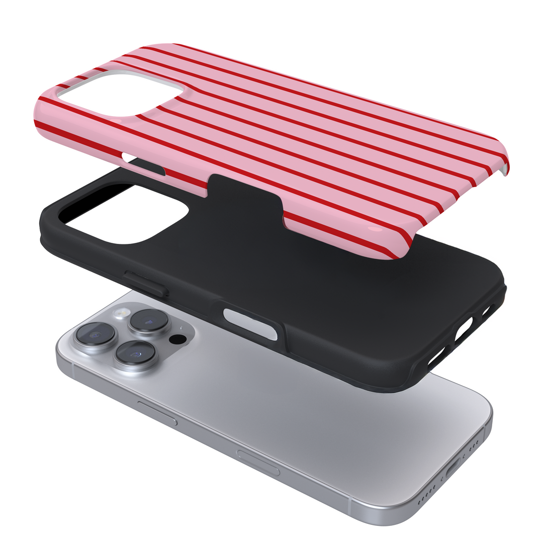 Tough Phone Case - Cherry Stripes