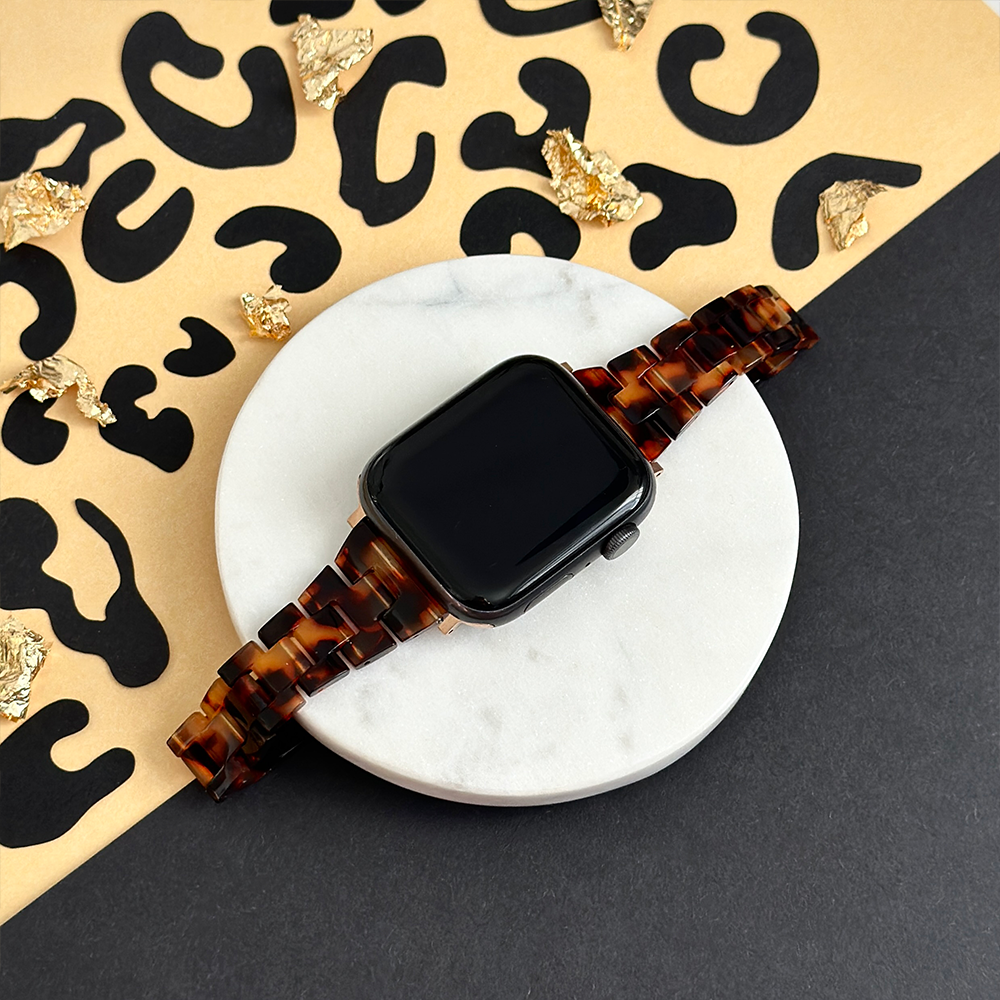 Luxe Black Marble Apple Watch Strap Watch Bands Coconut Lane