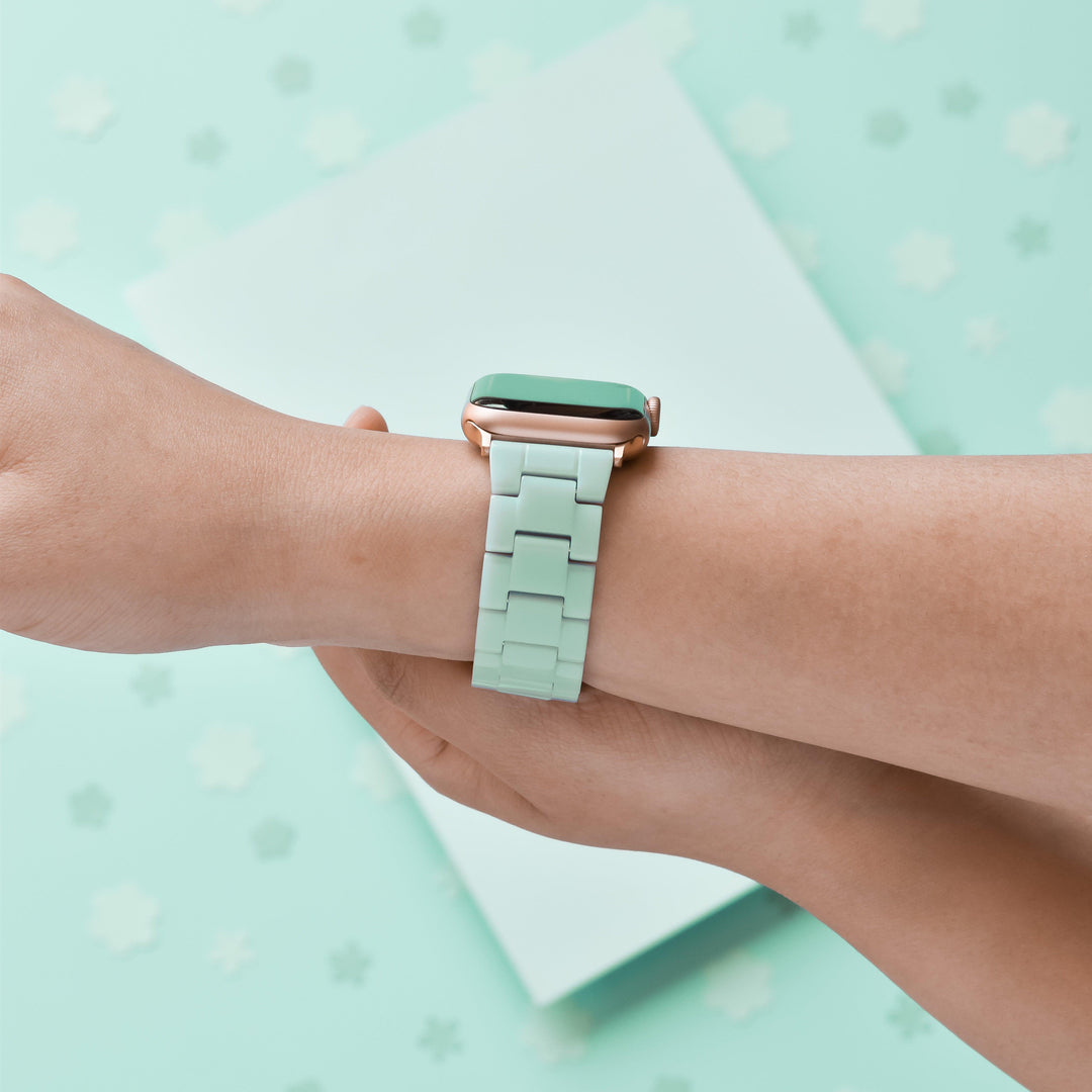 Luxe Pastel Mint Apple Watch Strap Watch Bands Coconut Lane