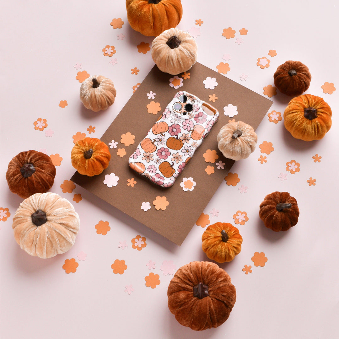 Wavy Phone Case - Pumpkin Meadow