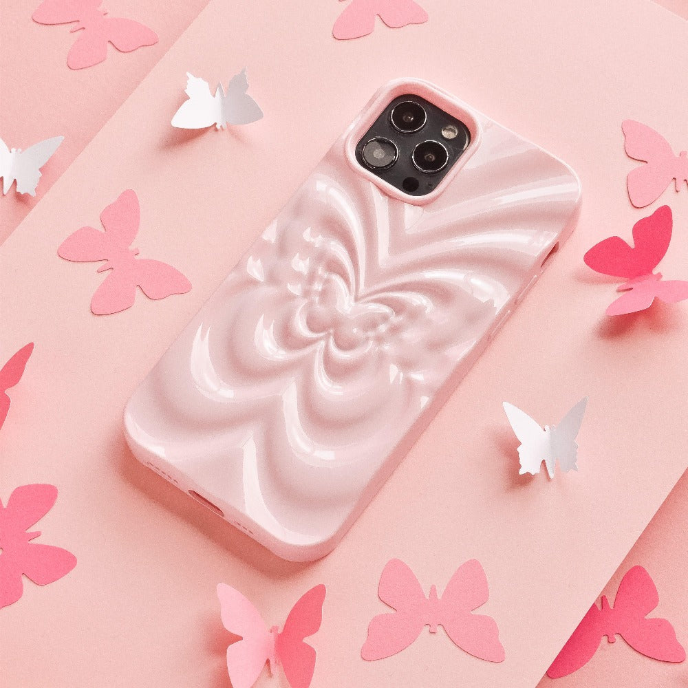 Cute Pink Love Heart Kid Phone Case For Iphone ( Set 2)