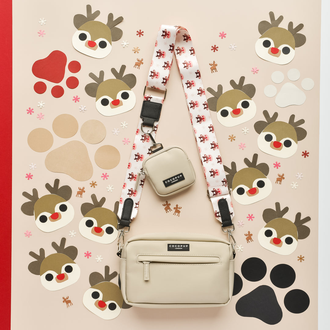 Dog Walking Black Bag Bundle - Ralphie Reindeer