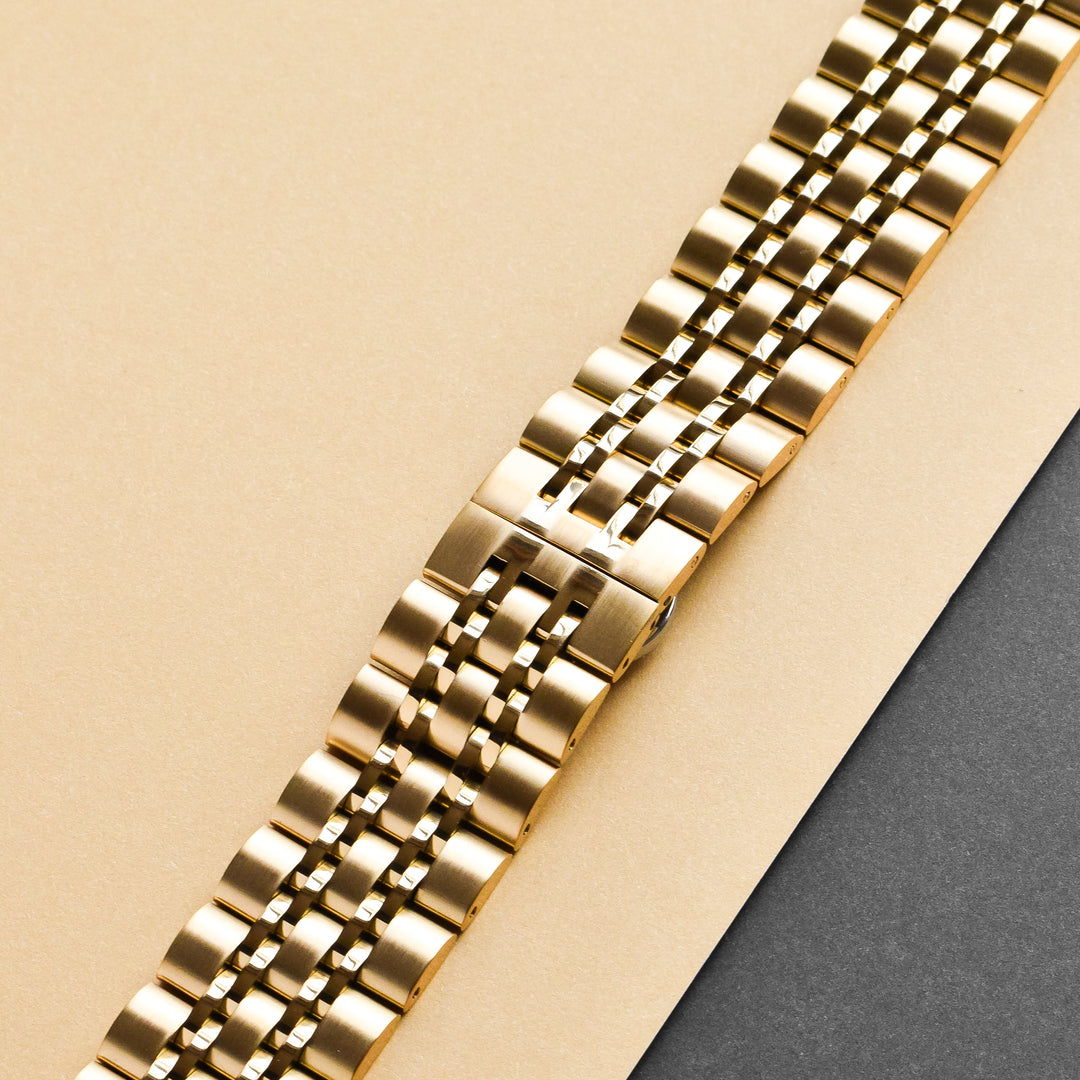 Universal Watch Strap - Stainless Steel - Gold