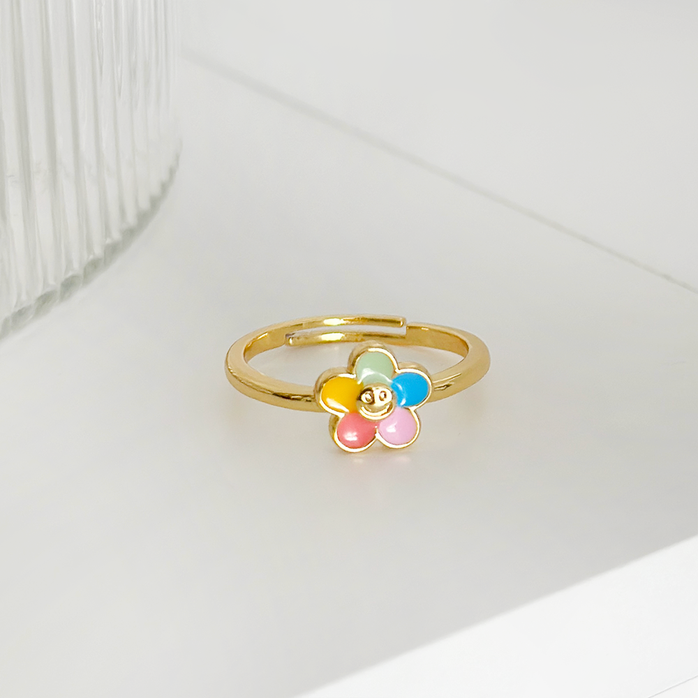 Colourful Daisy Ring