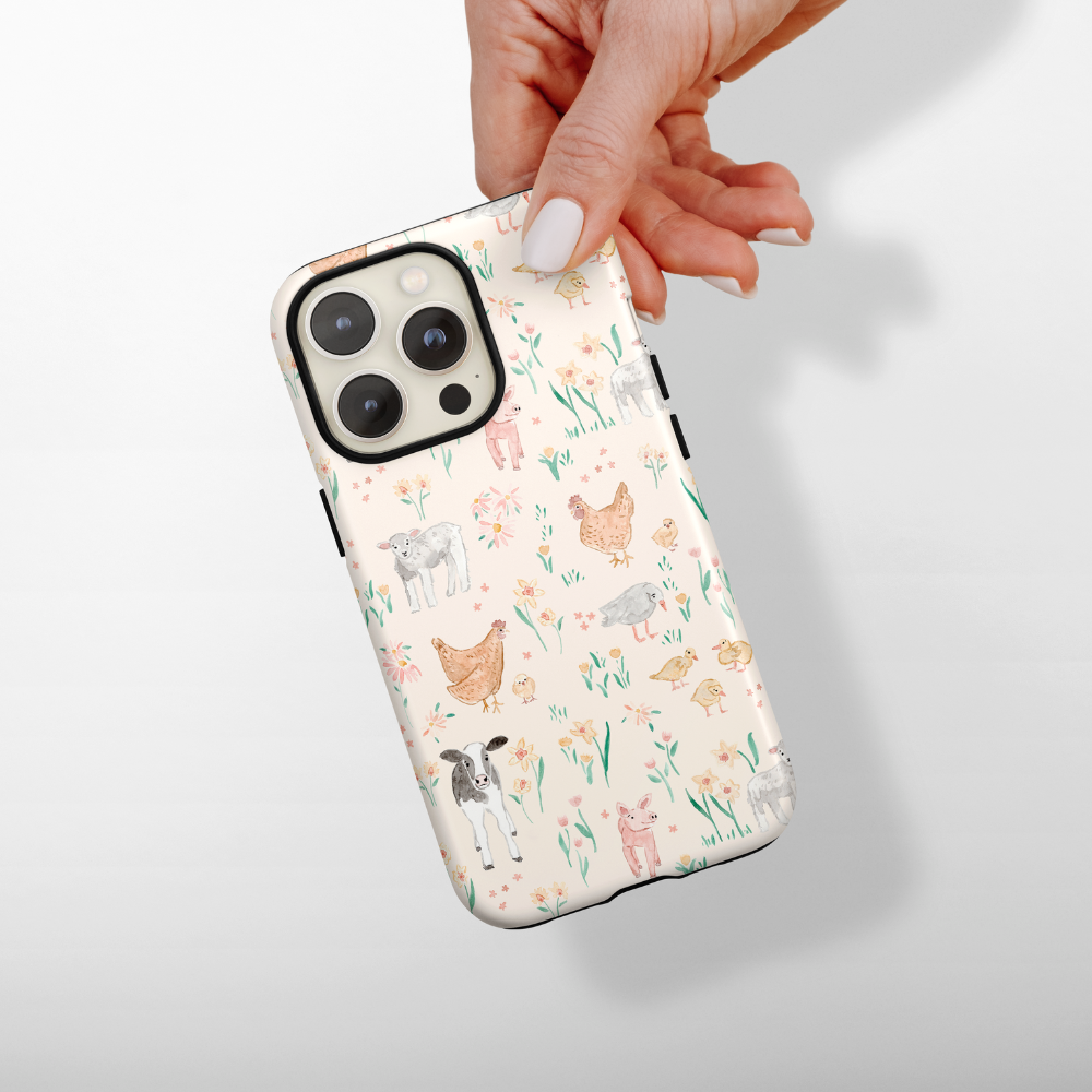 Tough Phone Case Farmyard Friends IPhone Cases Coconut Lane tough-phone-case-farmyard-friends-iphone-cases-coconut-lane