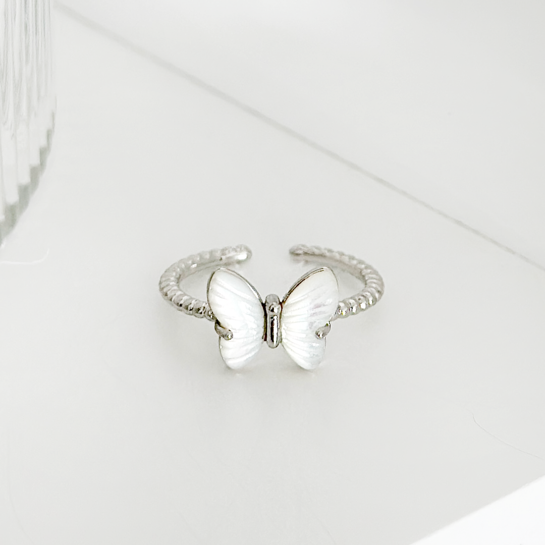 Shell Butterfly Ring