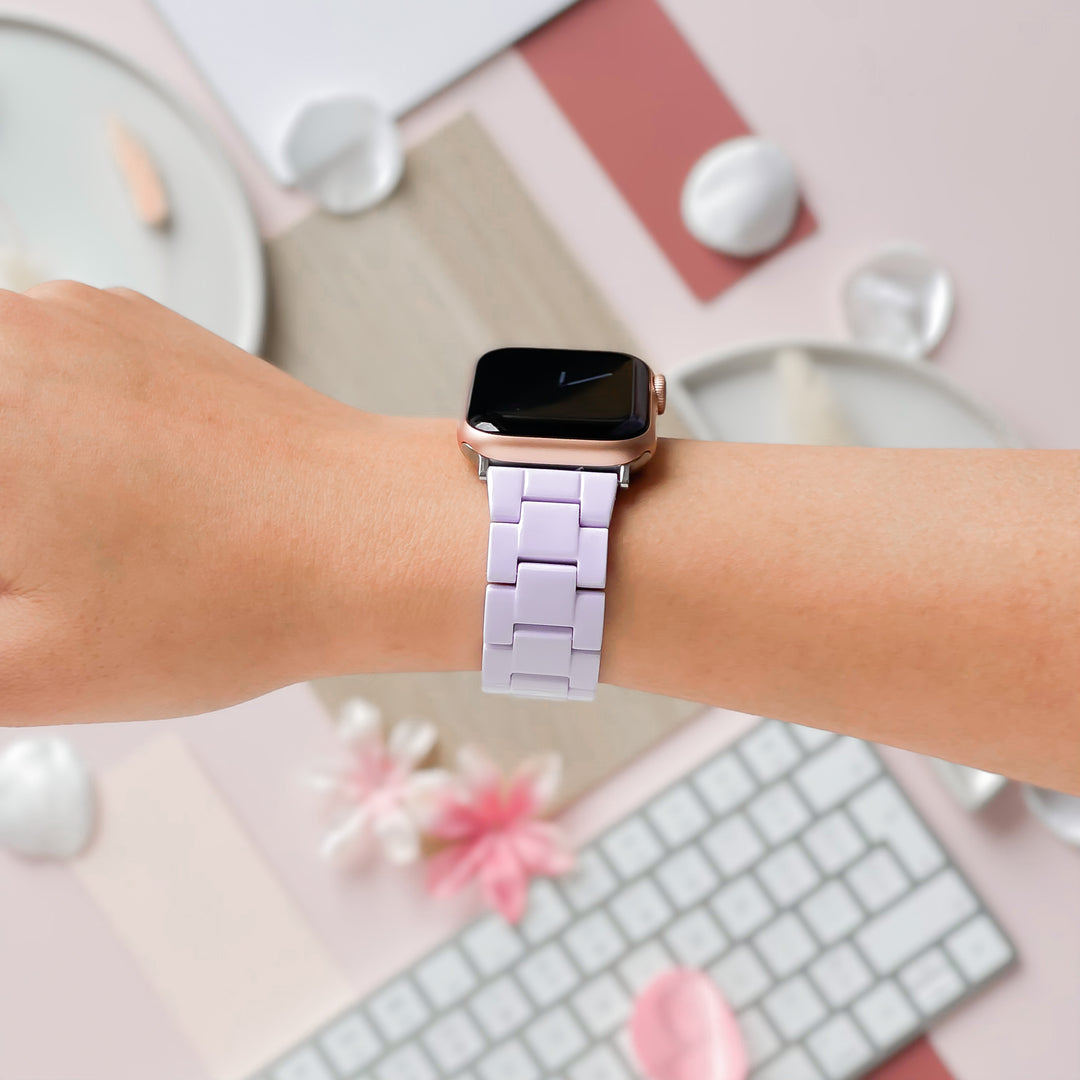 Luxe White Apple Watch Strap