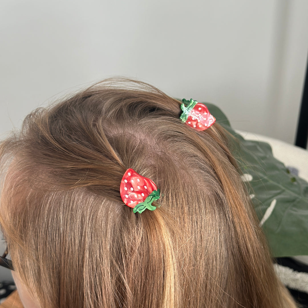 Strawberry Mini Claw Clips