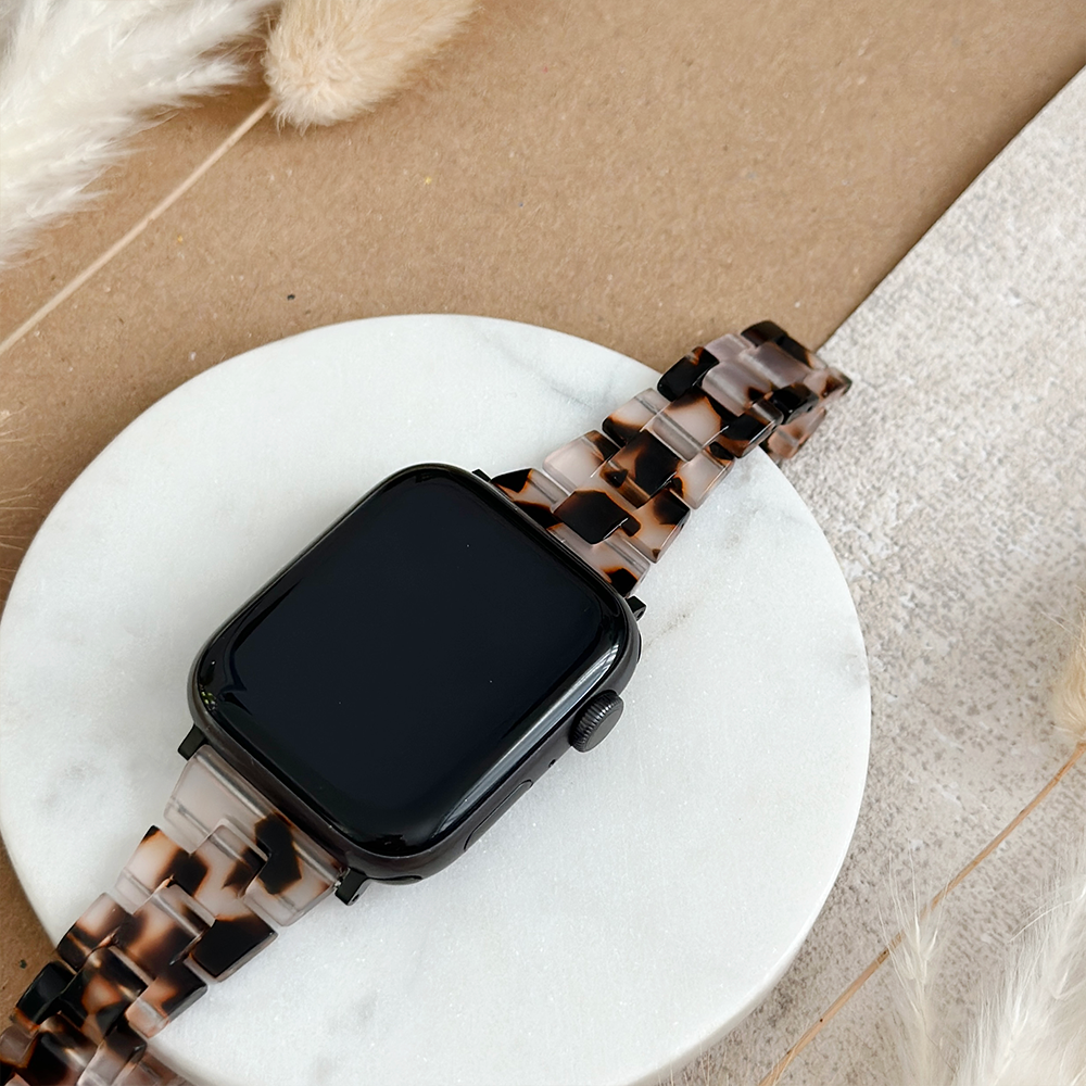 Slim Luxe Ivory Tort Apple Watch Strap